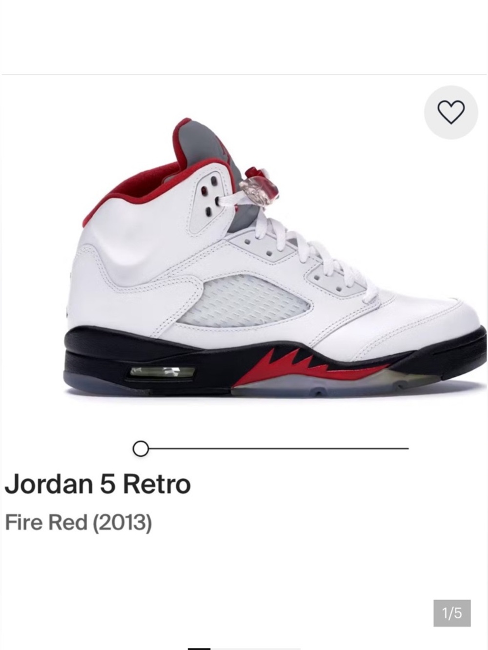 Jordan Red White & Black Men’s Sneakers